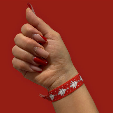 Weihnachtsbaum - Elastische Armbänder