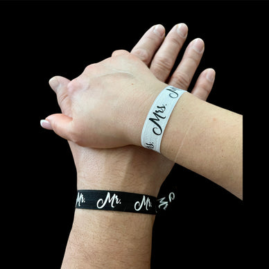 Mr & Mrs - Elastische Armbänder