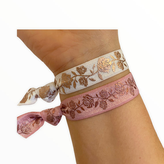 Rose Roségold - Elastische Armbänder