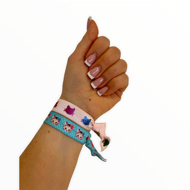 Katzen - Elastische Armbänder