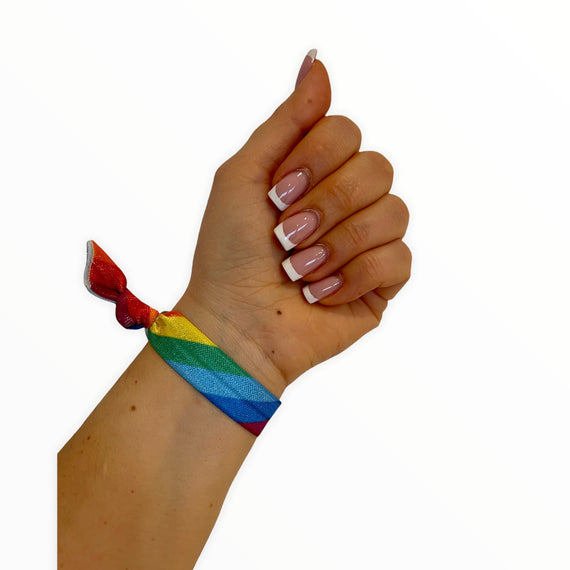Regenbogen - Elastische Armbänder