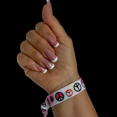 Peace - Elastische Armbänder