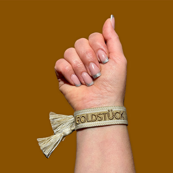GOLDSTÜCK - Bestickte Armbänder