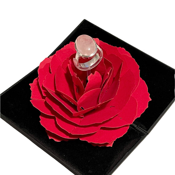 Rosenquarz Ring - GR Edelstein